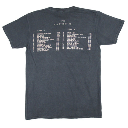 All Eyez On Me Tracks On Back T-shirt