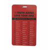 The Truth About Love 2013 Tour Laminate Laminated Backstage Pass