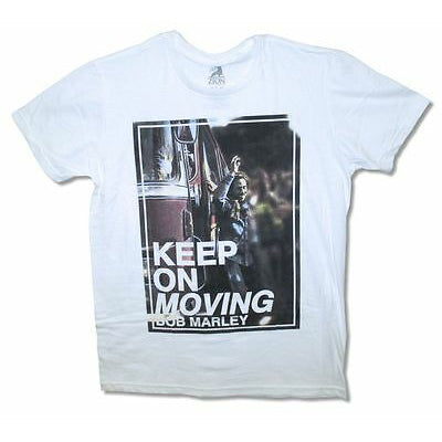 Bob Marley Keep On Moving T-shirt Front