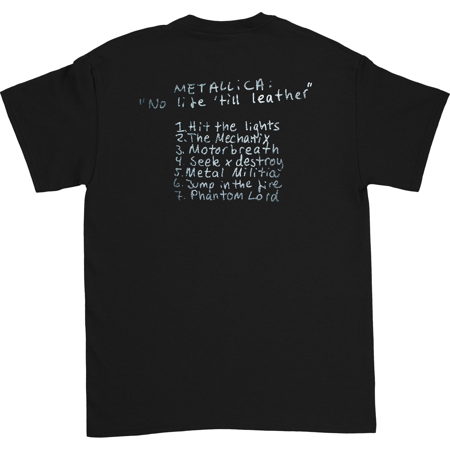 Metallica 1982 No Life 'Til Leather T-shirt