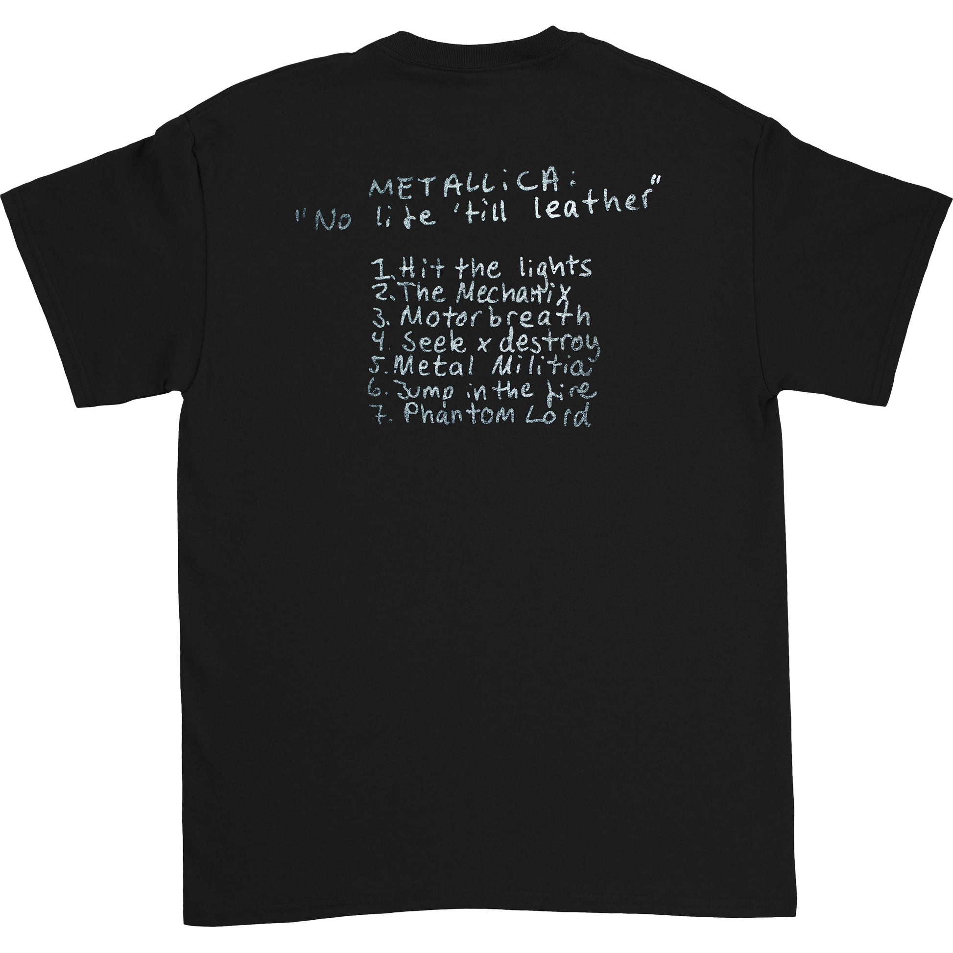 Metallica 1982 No Life 'Til Leather T-shirt