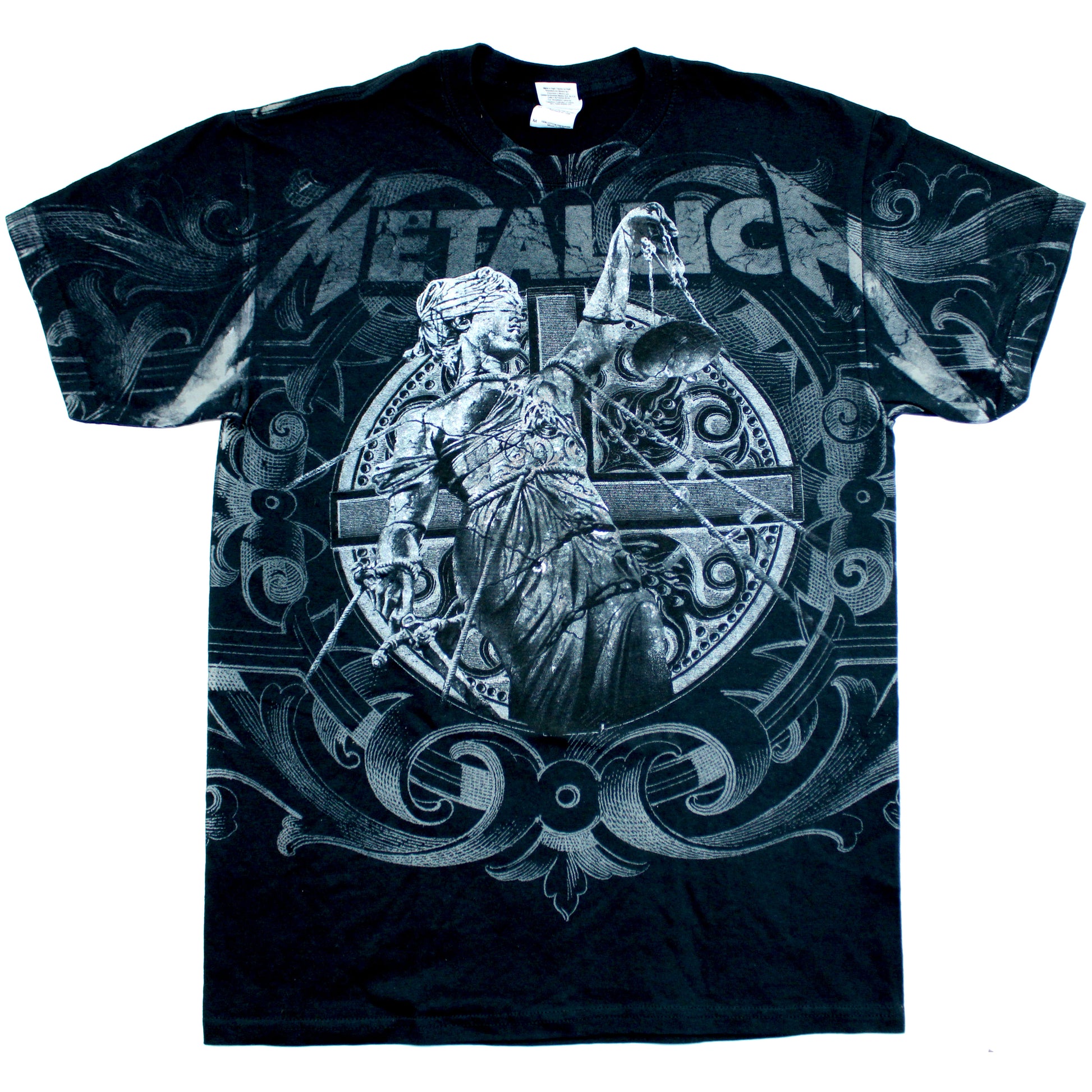 Metallica Allover Print ...And Justice For All T-shirt
