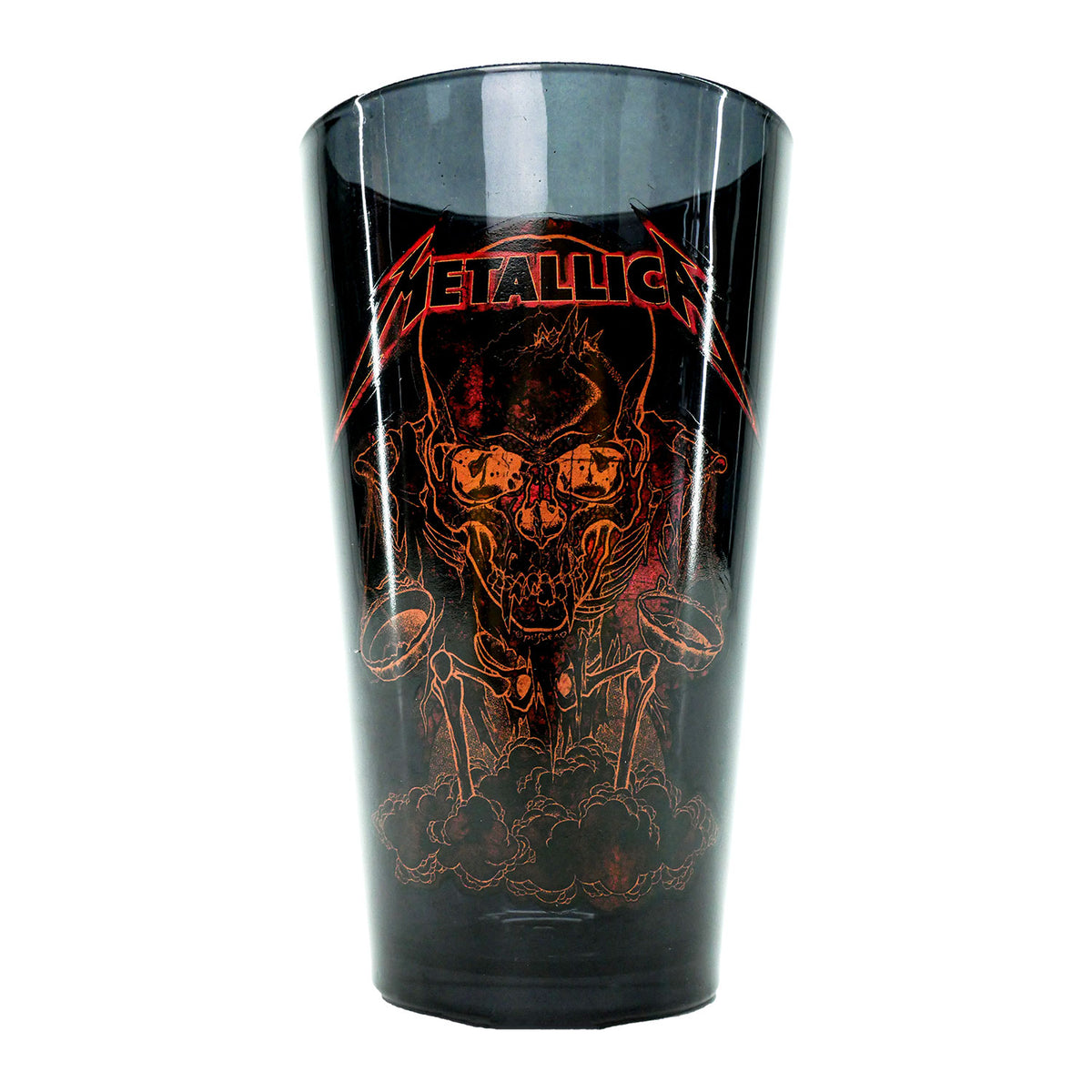 Metallica Glassware - Boris Pint Glass Front