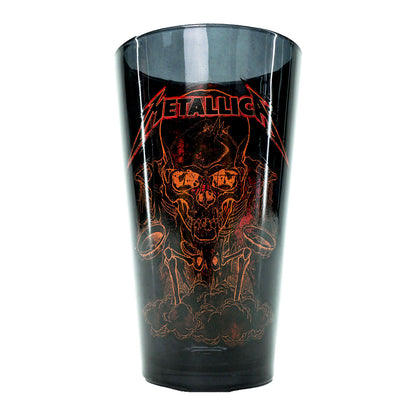 Metallica Glassware - Boris Pint Glass Front