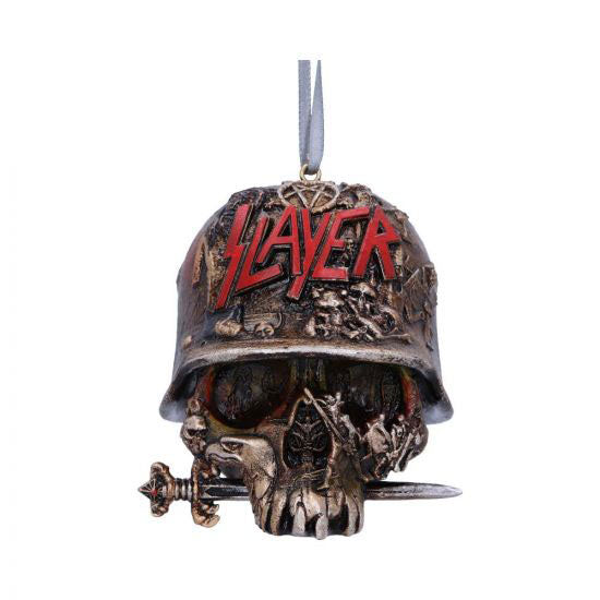 Slayer Skull Hanging Ornament 8cm Christmas Ornament Front