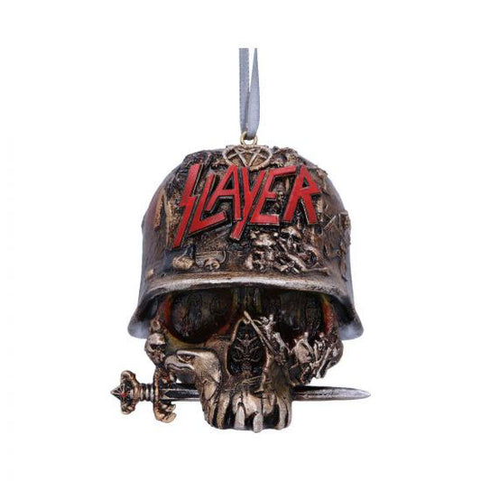 Slayer Skull Hanging Ornament 8cm Christmas Ornament Front