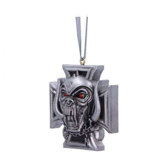 Motorhead Warpig Cross Hanging Ornament 6cm Christmas Ornament Back