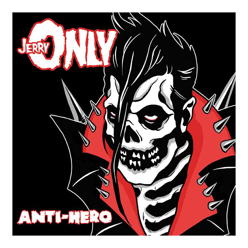 Jerry Only Anti-Hero Clear w/ opaque Red & Black SPLATTER 12-inch Vinyl LP Vinyl Alt 2