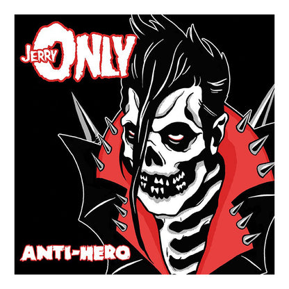 Jerry Only Anti-Hero Clear w/ opaque Red & Black SPLATTER 12-inch Vinyl LP Vinyl Alt 2