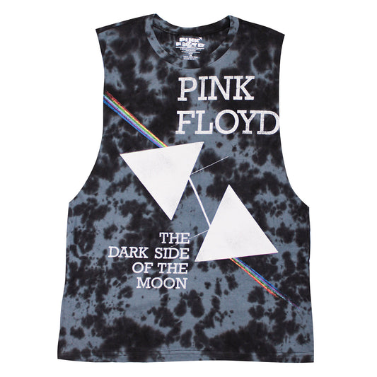 Vintage Distressed Tilted The Dark Side Of The Moon Prisms With Logo Junior Top