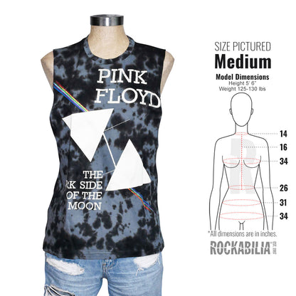 Vintage Distressed Tilted The Dark Side Of The Moon Prisms With Logo Junior Top
