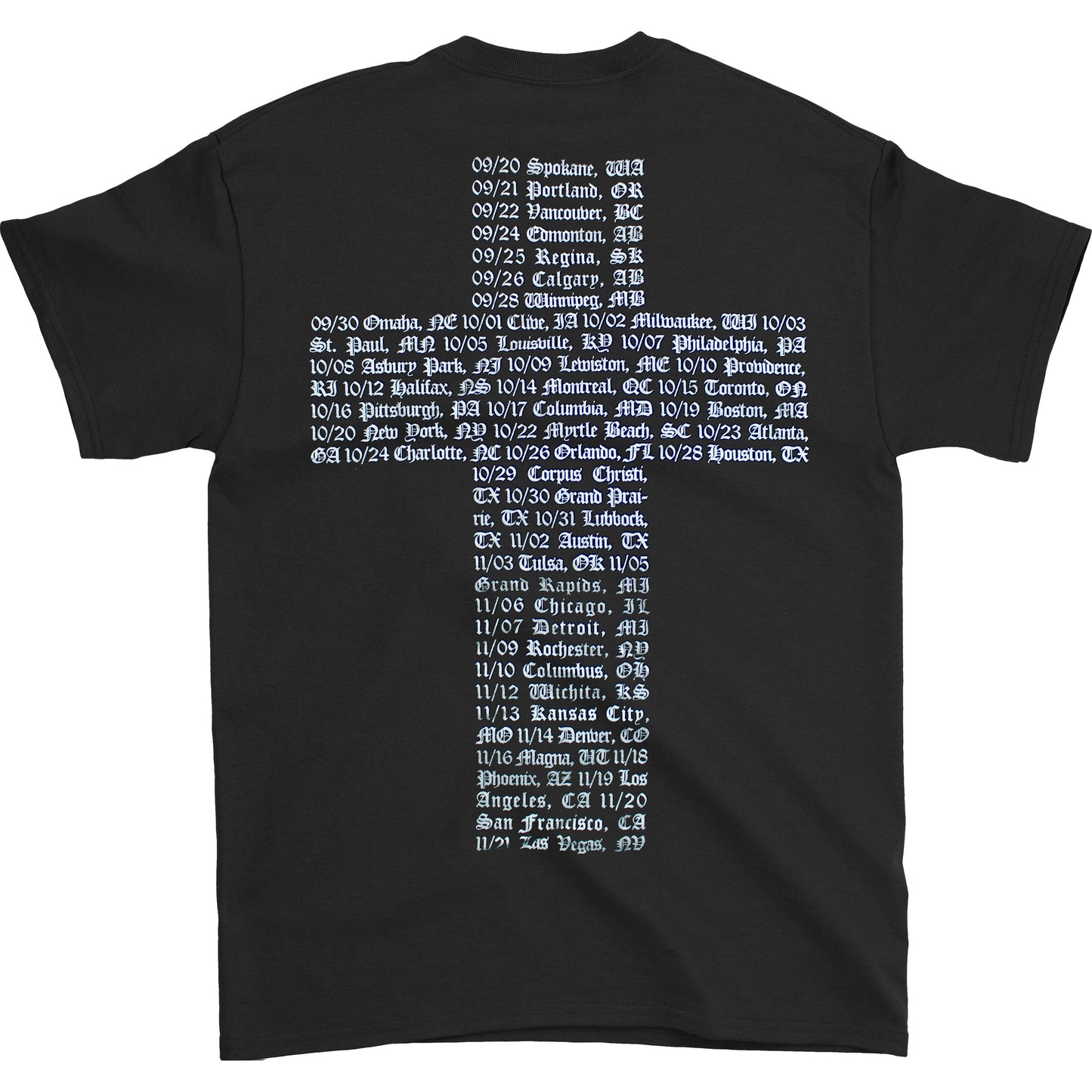 Black Label Society Order of the Black T-shirt Back