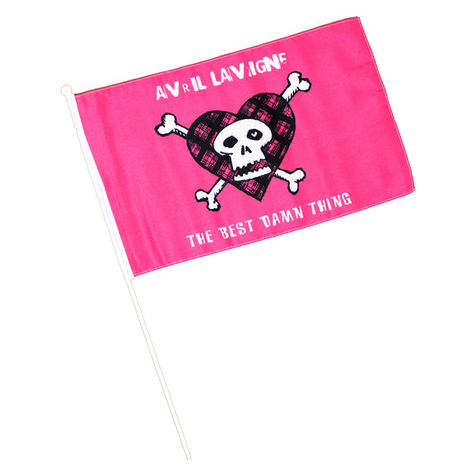 Avril Lavigne The Best Damn Thing (Pink) Flag Poster Flag Front