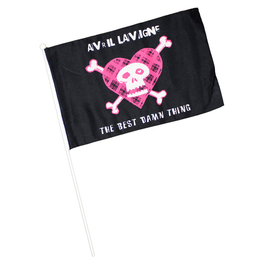 Avril Lavigne The Best Damn Thing (Black) Flag Poster Flag Front