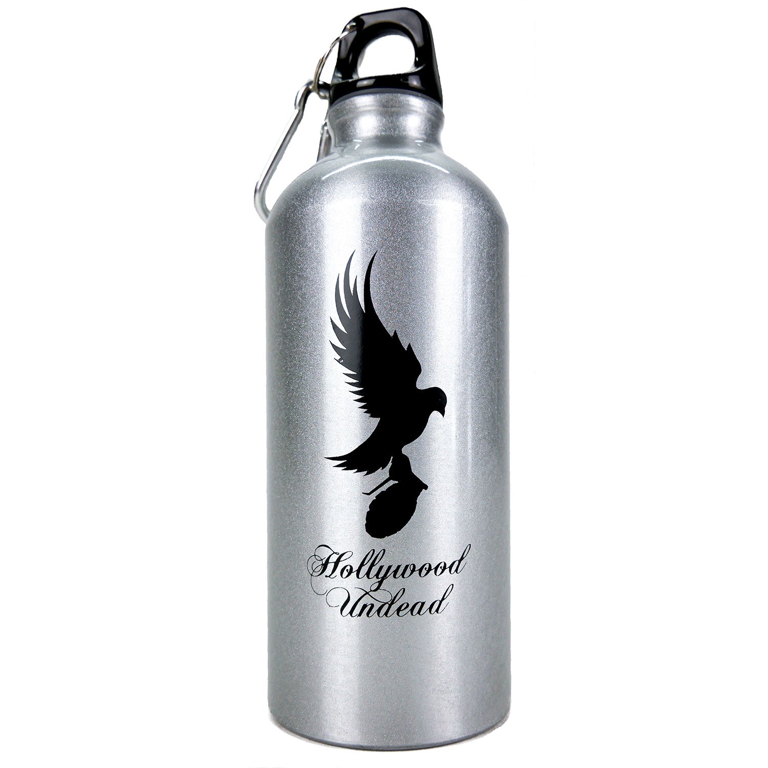 Hollywood Undead Bird Carrying Grenade Logo Water Bottle Front