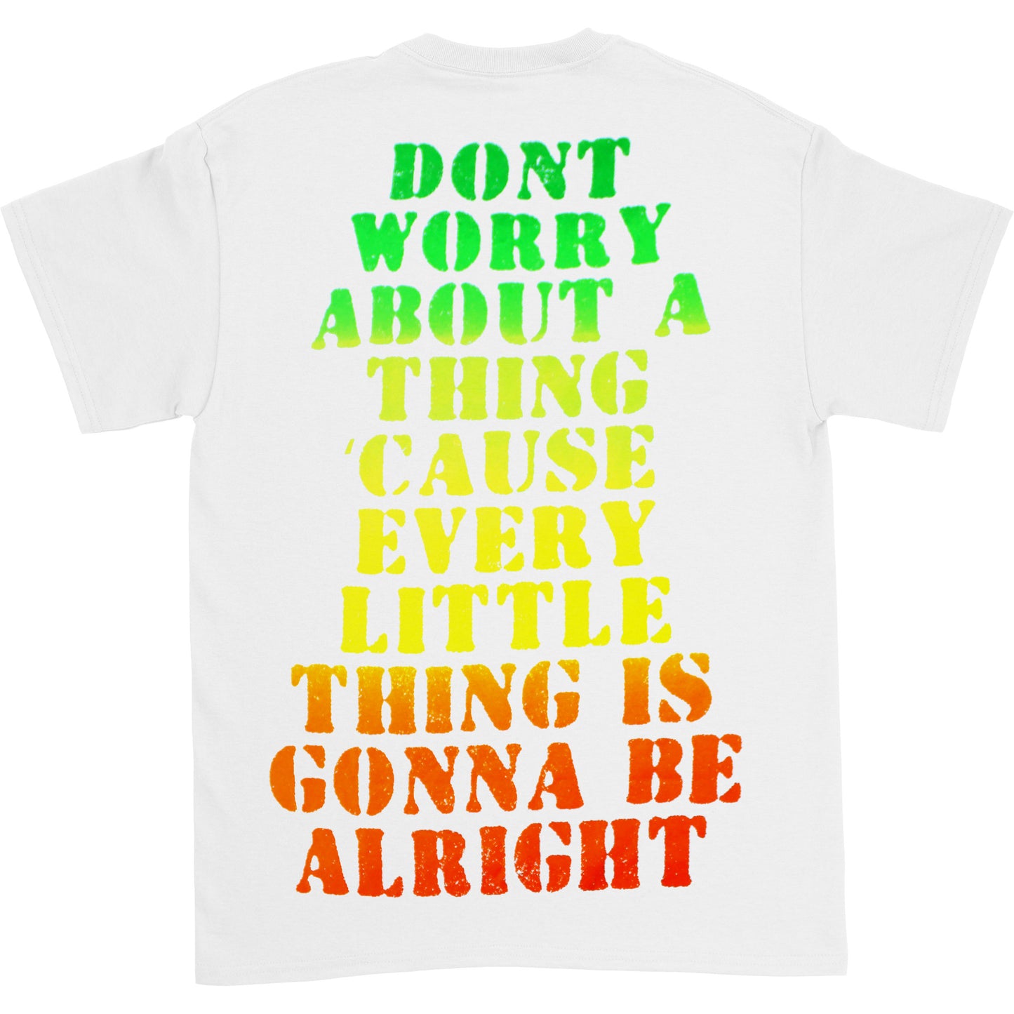 Bob Marley Arched Logo T-shirt Back