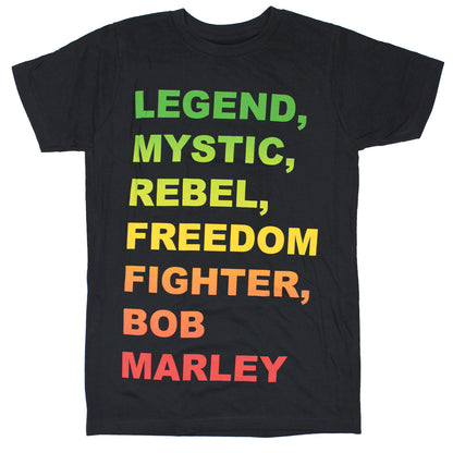 Legend, Mystic, Rebel, Freedom Fighter, Bob Marley T-shirt