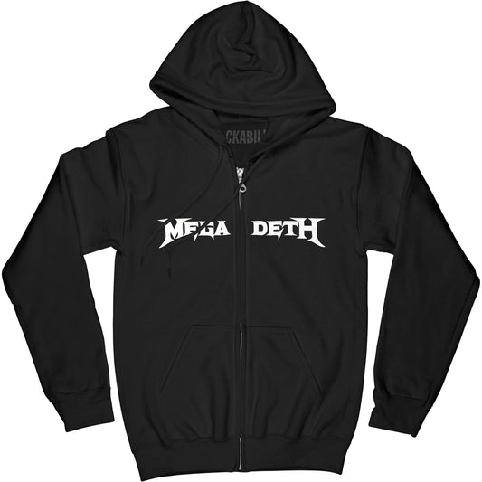 White Logo (Discontinued And Almost Gone) Zippered Hooded Sweatshirt