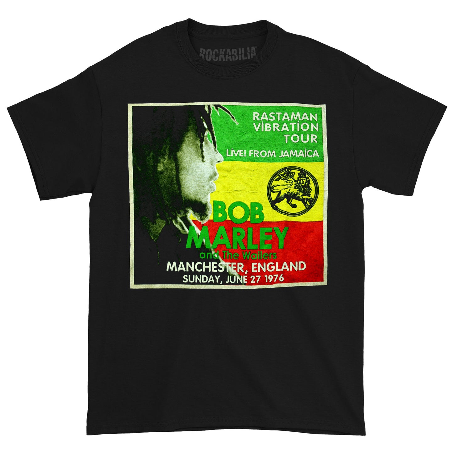 Bob Marley Manchester '76 Tee T-shirt Front