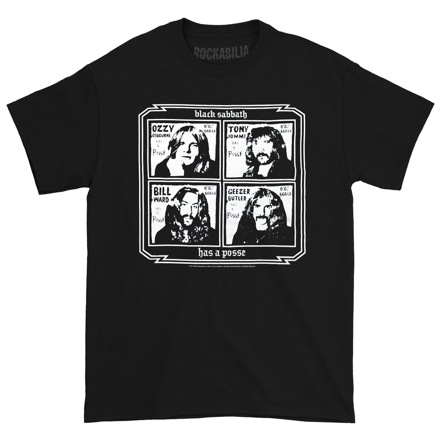Black Sabbath Has A Posse T-shirt
