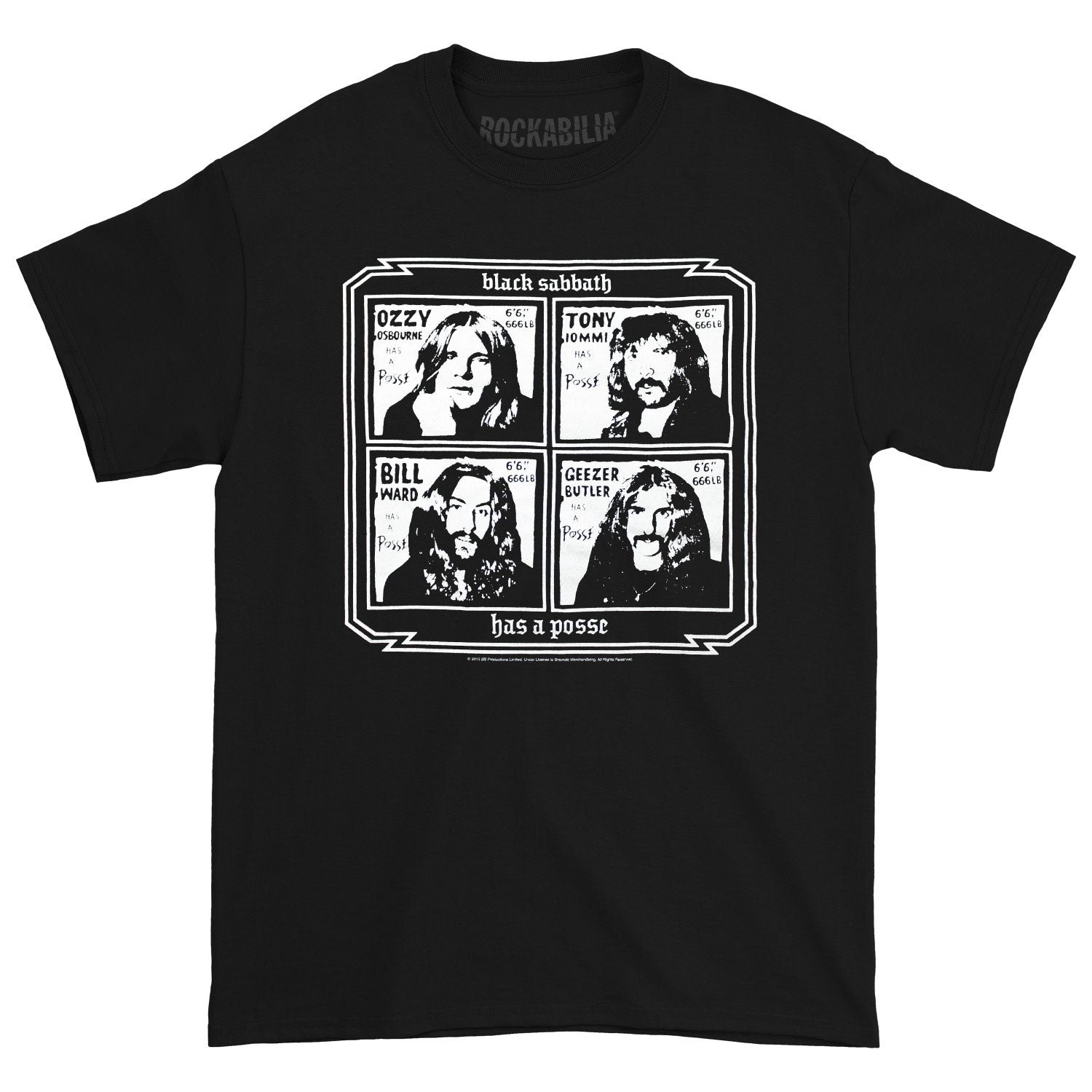 Black Sabbath Has A Posse T-shirt
