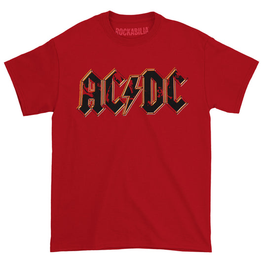 AC/DC AC/DC Band Silhouettes In Logo T-shirt