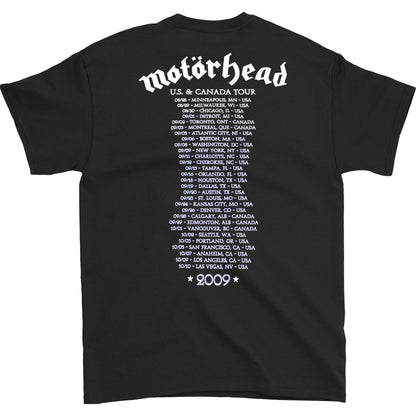 Motorhead Winged Bolt 09 Tour Tee T-shirt Back