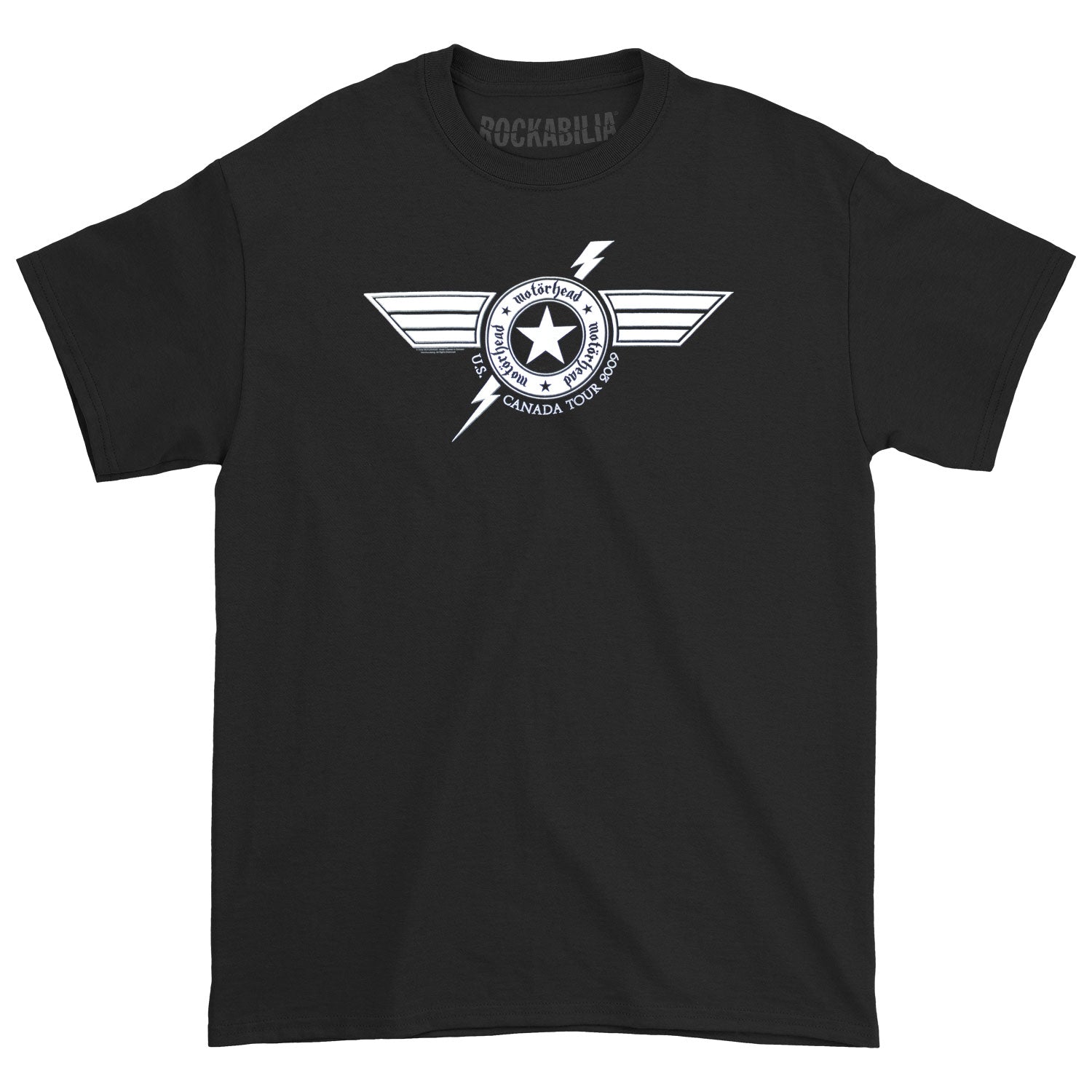 Motorhead Winged Bolt 09 Tour Tee T-shirt Front