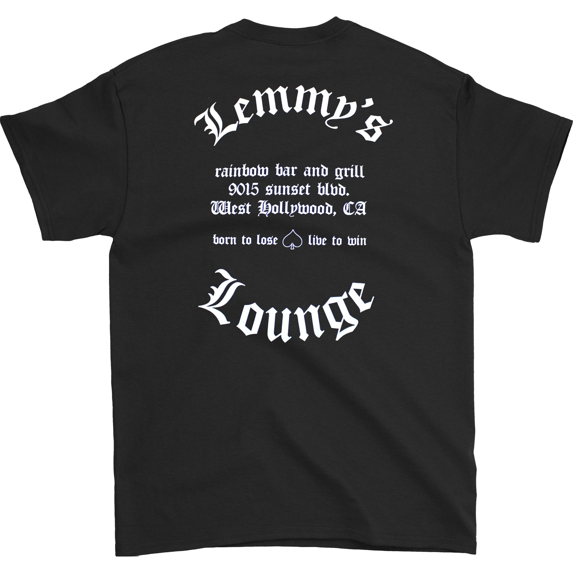 Motorhead England Lemmy's Lounge Tee T-shirt