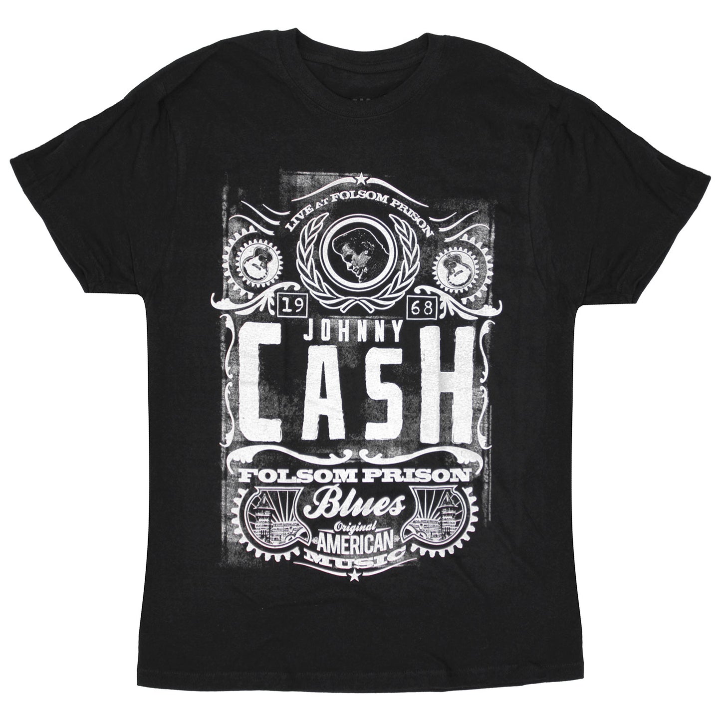 Johnny Cash Folsom Prison Blues Original American Music T-shirt