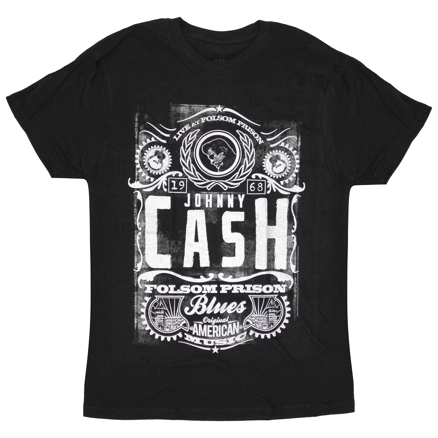 Johnny Cash Folsom Prison Blues Original American Music T-shirt