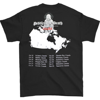 Black Label Society Peddlers Of Death Over Canada 2012 T-shirt Back