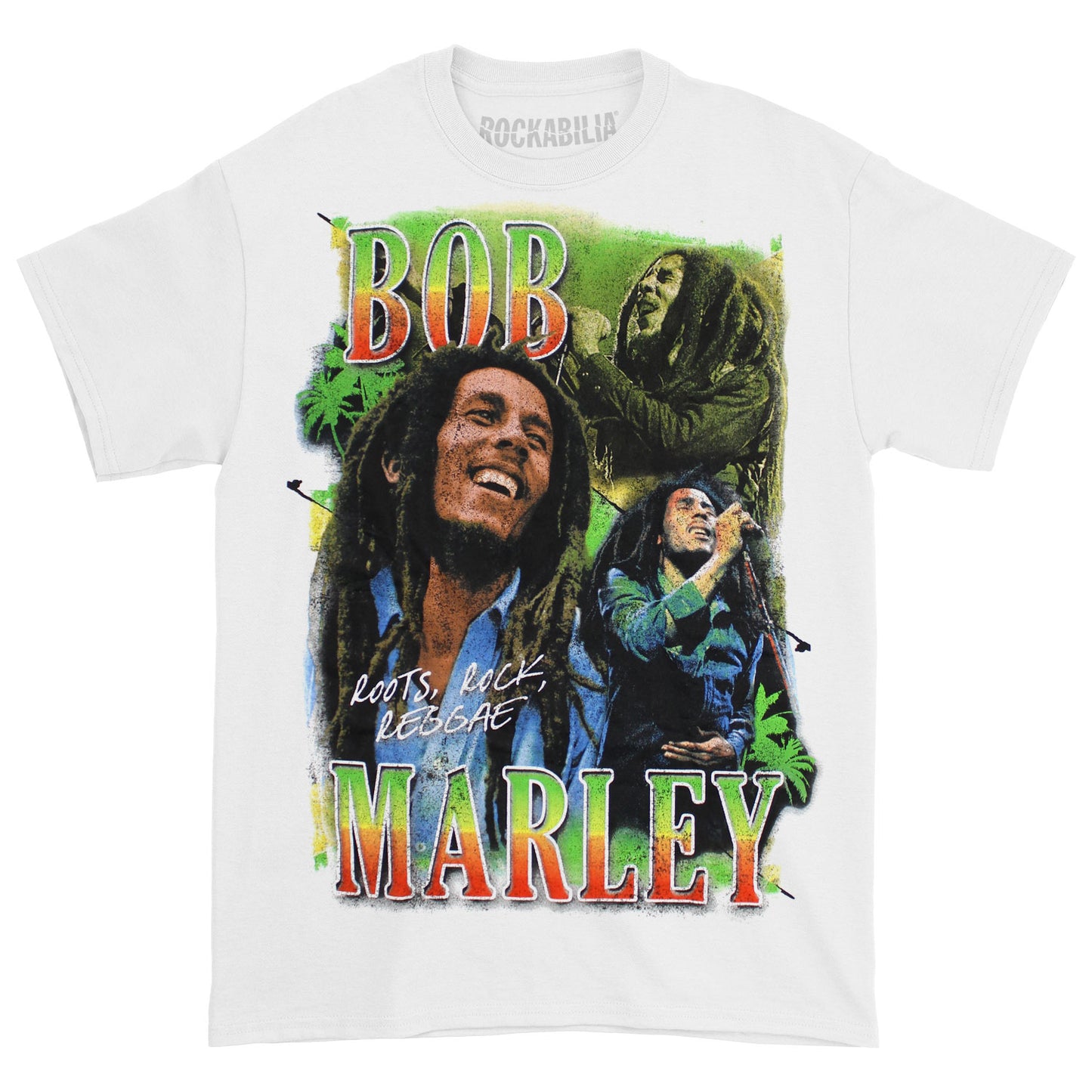 Bob Marley Vintage Distressed Roots, Rock, Reggae T-shirt