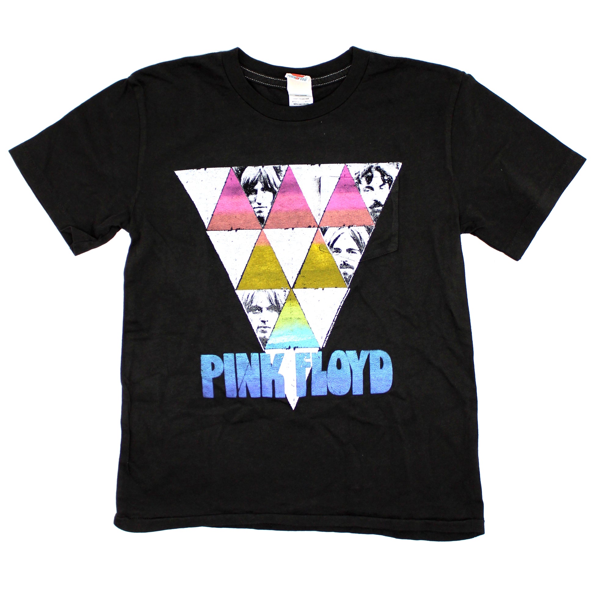 Pink Floyd Triangles by Junk Food Vintage T-shirt Front