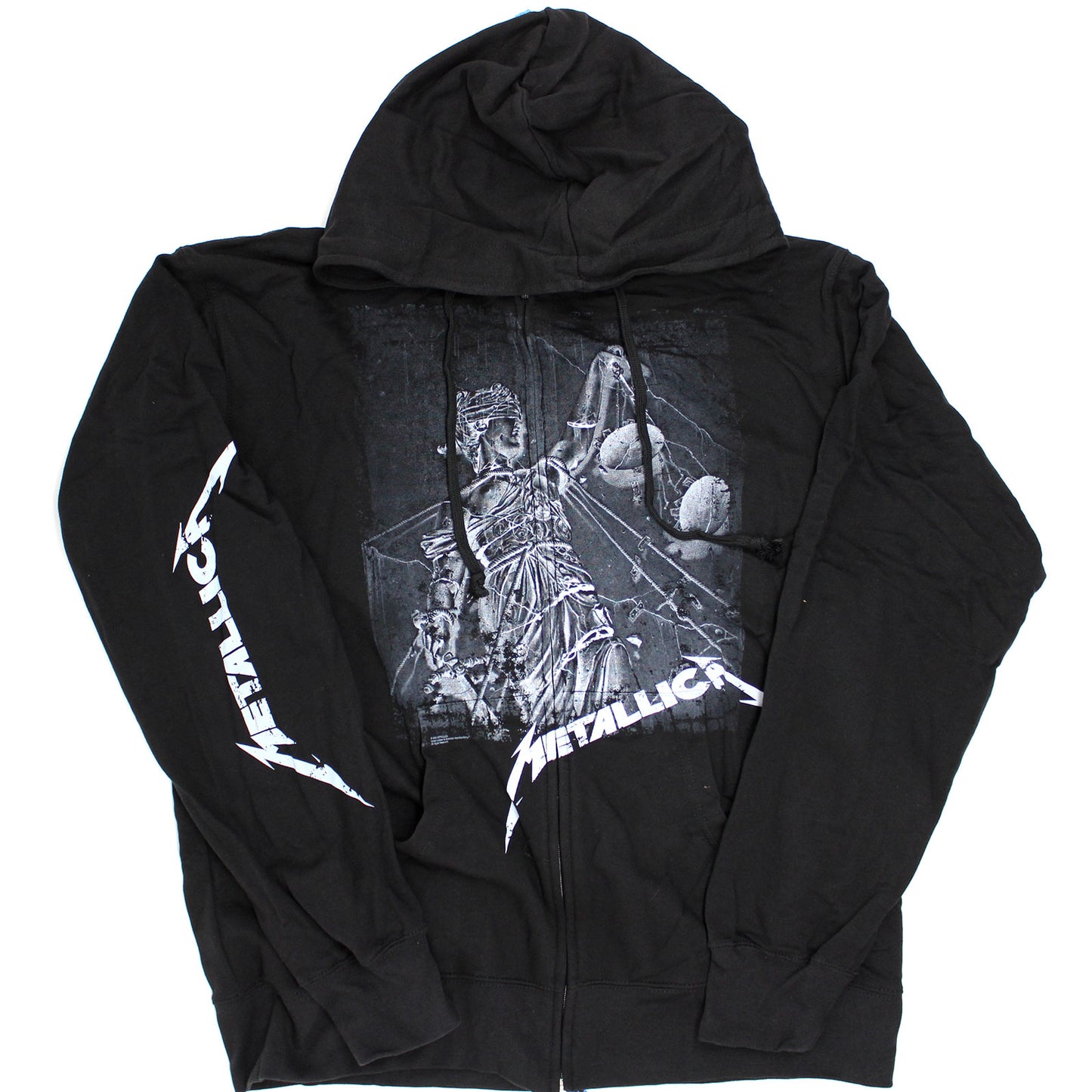 ...And Justice For All Zippered Hooded Sweatshirt