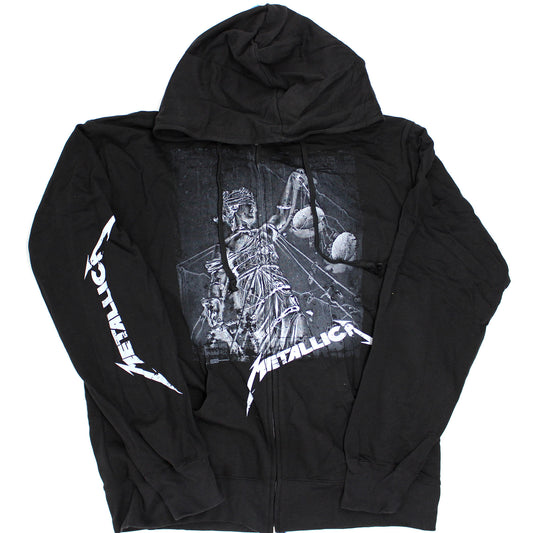 Metallica ...And Justice For All Zippered Hooded Sweatshirt