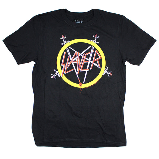 Slayer Swords Pentagram Logo T-shirt