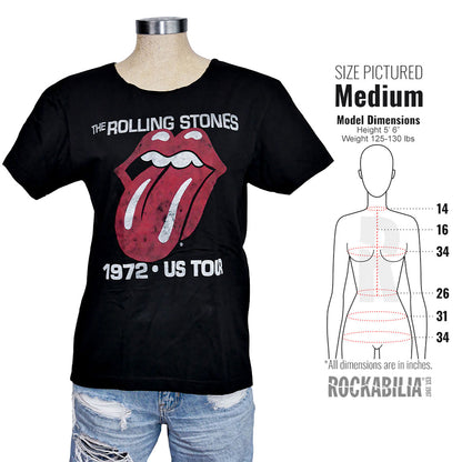 1972 U.S. Tour Tee with Cut Neck Junior Top