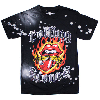 Rolling Stones Tattoo You Bleach Spots T-shirt