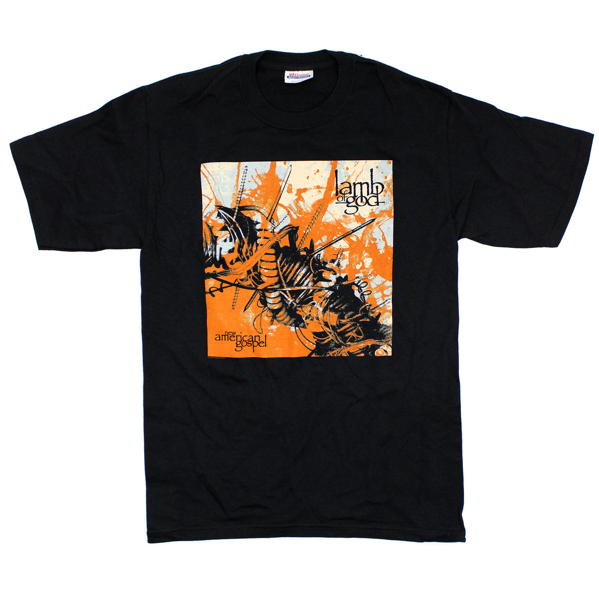 Lamb Of God New American Gospel T-shirt Front