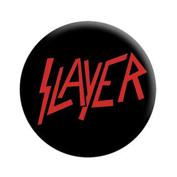 Slayer Logo Button Front