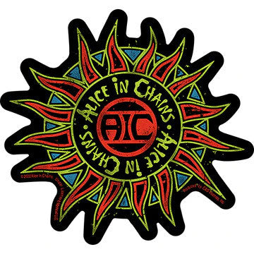 Alice In Chains Sun Sticker Front