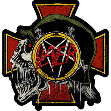 Slayer Skull Profile Sticker Front