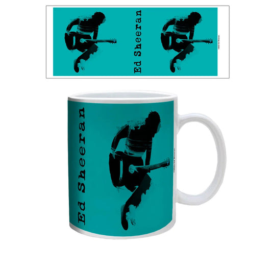 Ed Sheeran Guitar Jump Coffee Mug Front