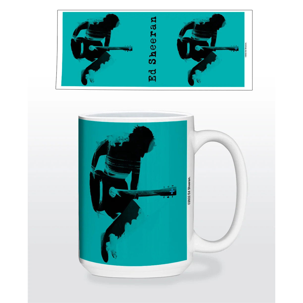 Ed Sheeran Guitar Jump Coffee Mug Front