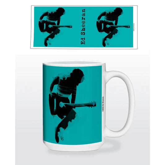 Ed Sheeran Guitar Jump Coffee Mug Front