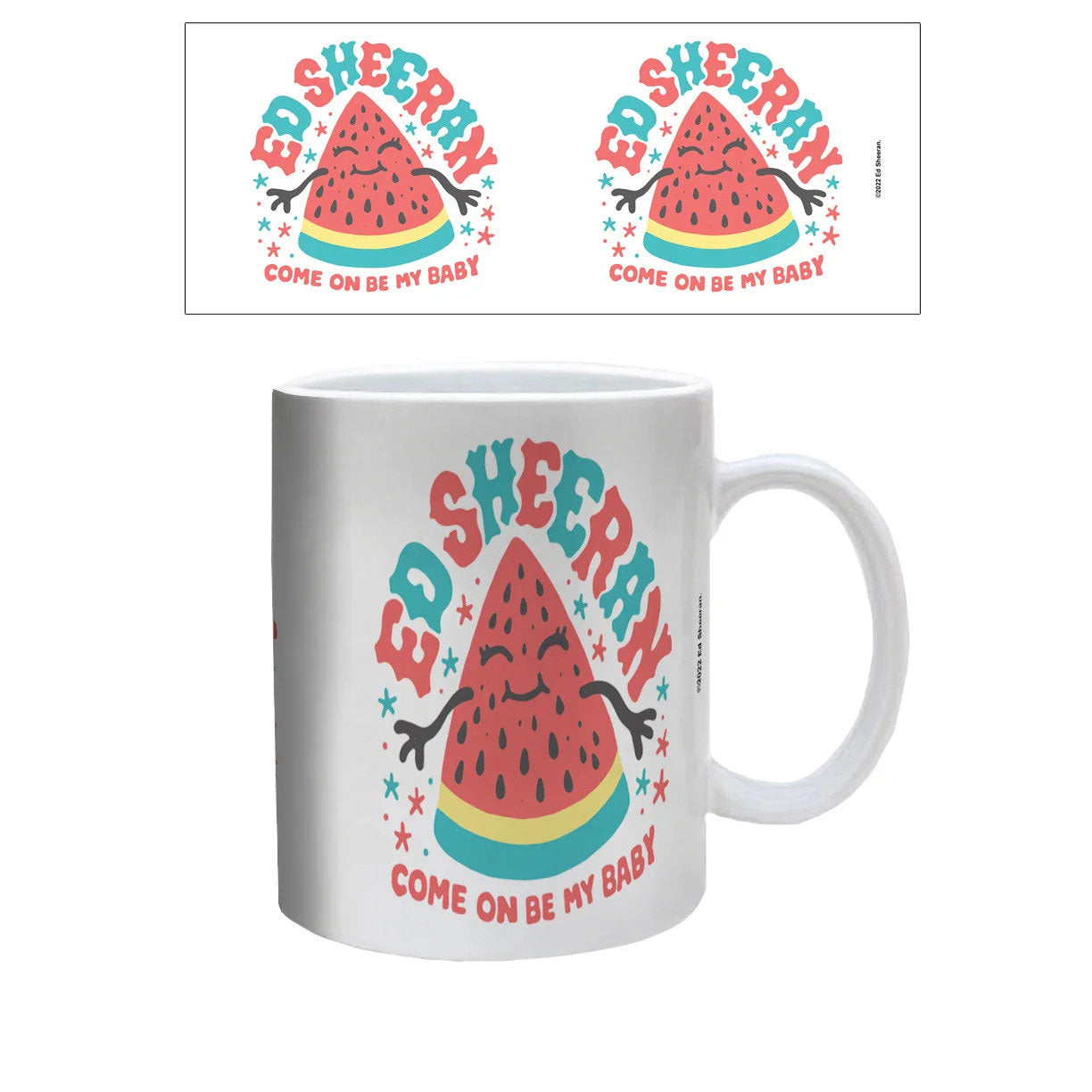 Ed Sheeran Come On Be My Baby Coffee Mug Front
