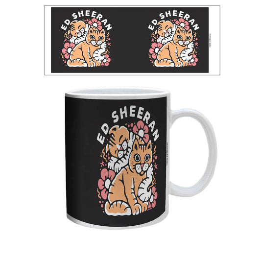 Ed Sheeran Cats Coffee Mug Front