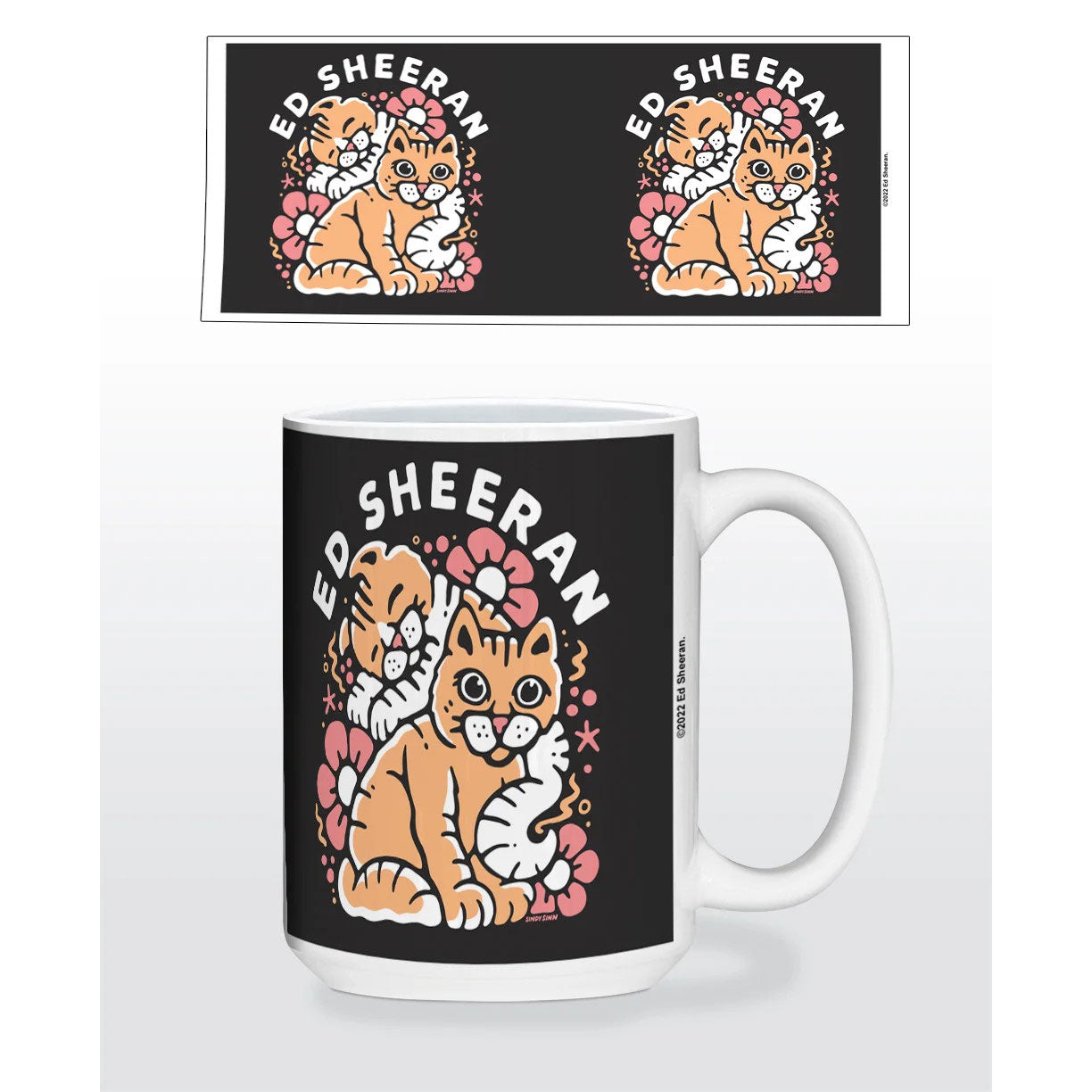 Ed Sheeran Cats Coffee Mug Front
