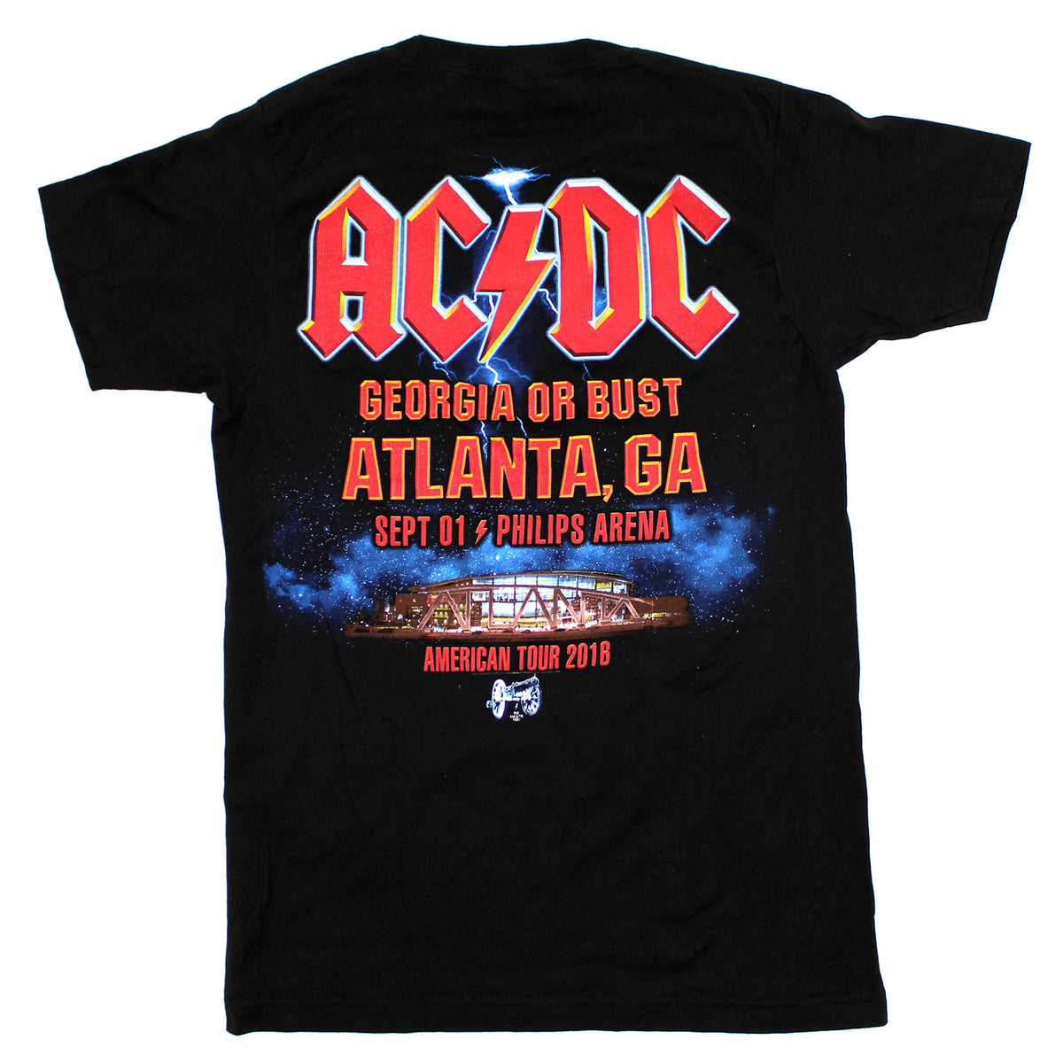 AC/DC Atlanta Ain't A Bad Place To Be T-shirt Back
